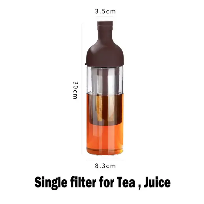 Cafetière à infusion froide en verre faite à la main pour la maison