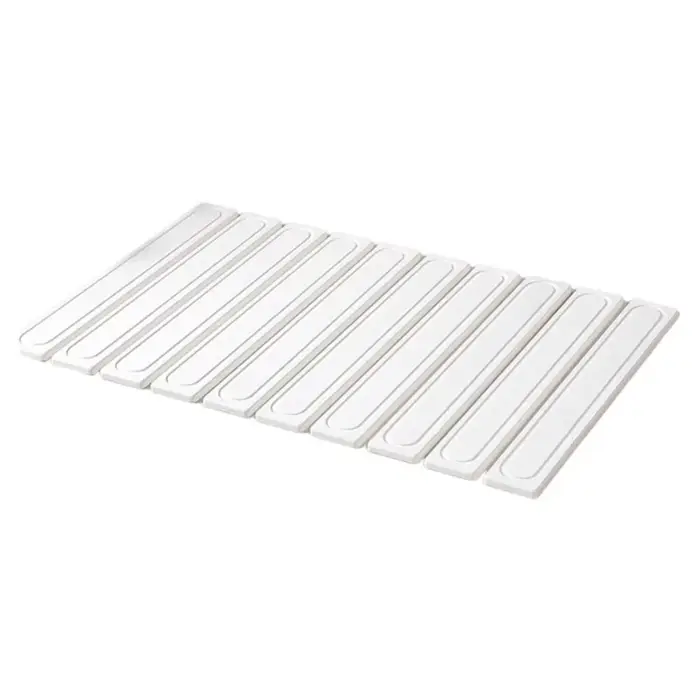 Tapis de séchage de vaisselle en diatomite écologique, séchage rapide, pliable, absorbant, rectangul
