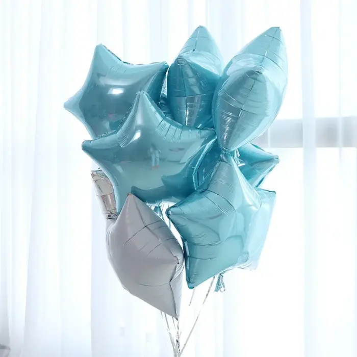 10 pièces 10 pouces or rose argent feuille étoile ballon anniversaire mariage fête de noël décor bébé douche fournitures
