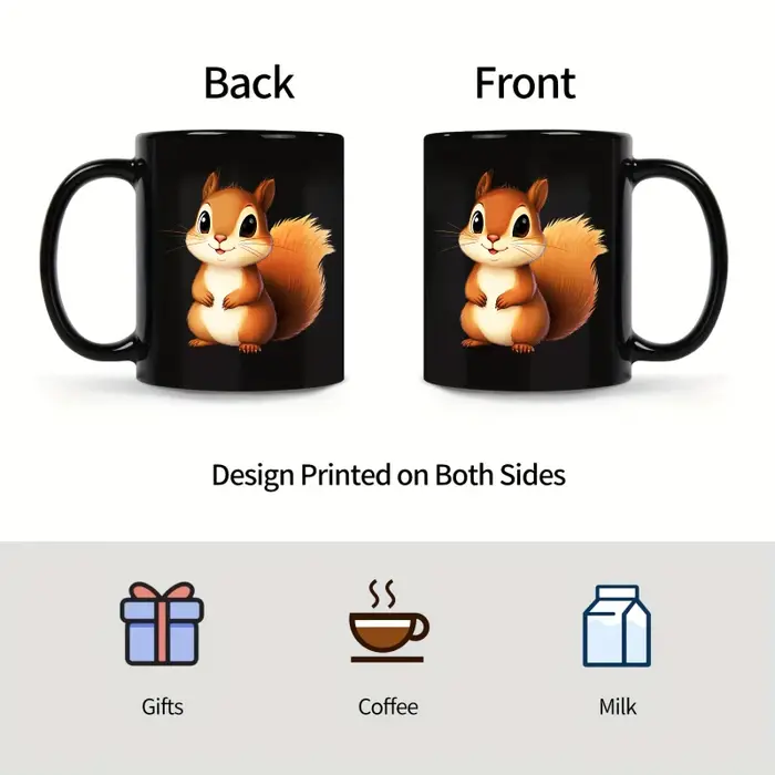 Tasse en céramique noire