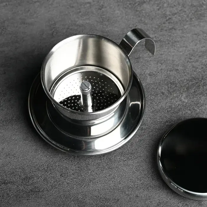 Filtre de tasse d'égouttement de café Phin vietnamien en acier inoxydable 304