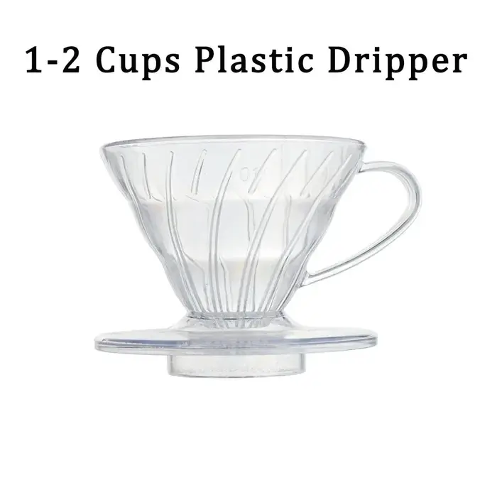 Filtre à café en résine goutteur de café réutilisable, pour verser sur le café Barista, brassage de 