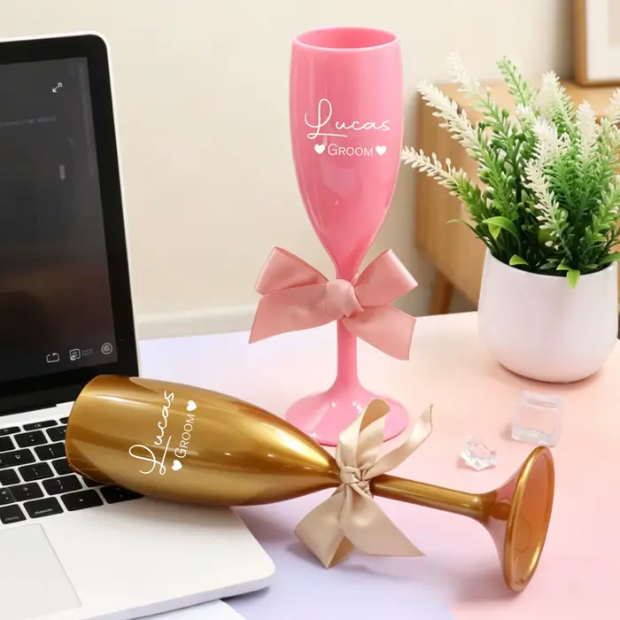 Flûte à champagne personnalisée