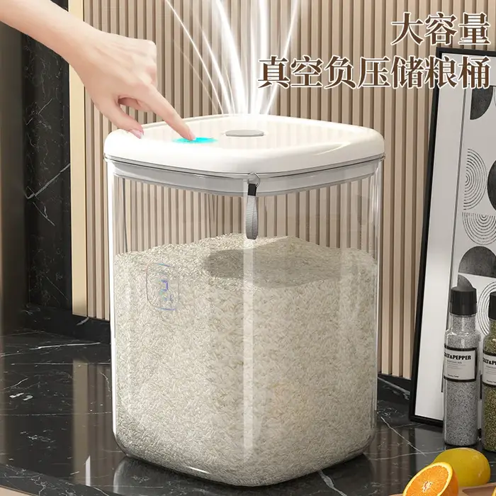 Seau à riz sous vide, cuisine