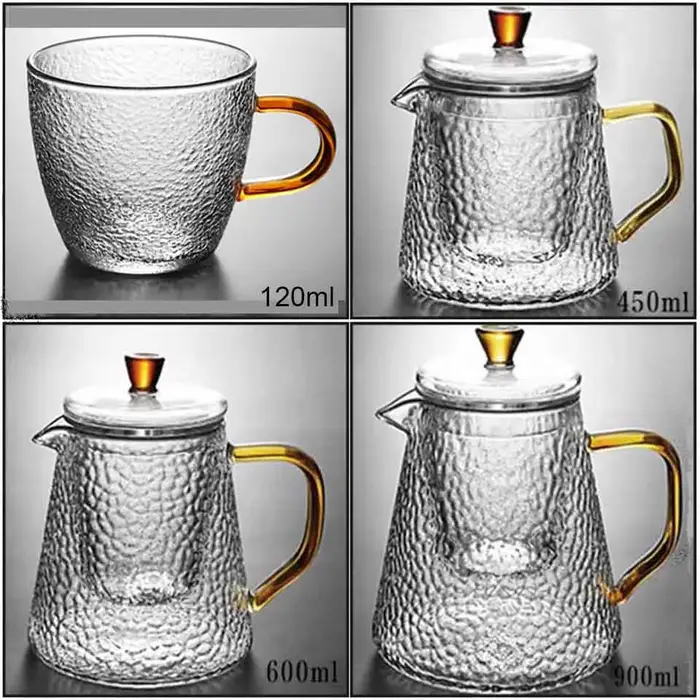 Théière Japonaise en Verre Borosilicate avec Infuseur