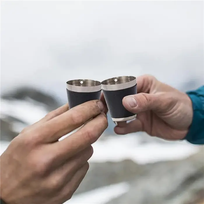 Pack de 12 tasses à Shot en métal pour accrocher des verres