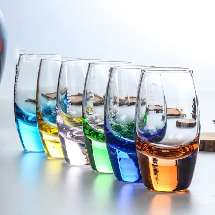 Verres à Tequila Graduels, Verrerie, Gobelet de Bar, Verres à Whisky, Tasse à Spiritueux pour Boîte 