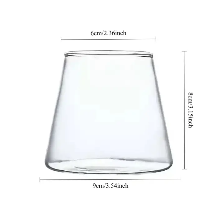 Tasse à bière en verre de montagne Fuji de style japonais