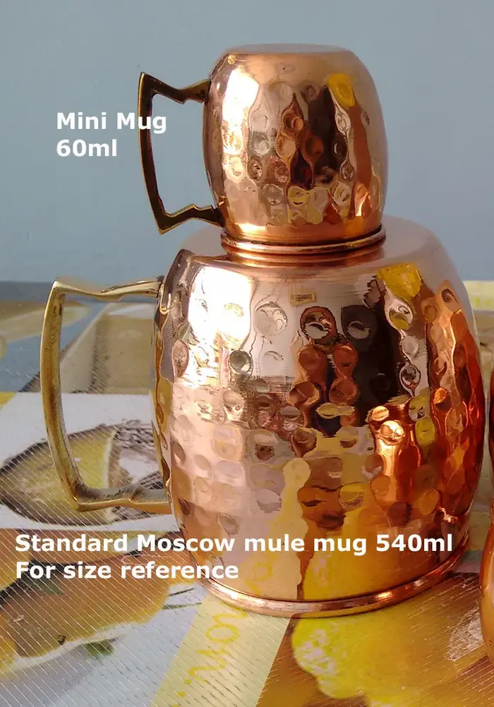Mini-tasses martelées pour Moscow Mule et expresso