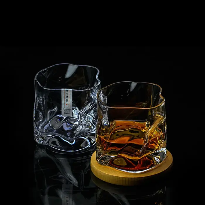 Verre à whisky froissé Chamvin