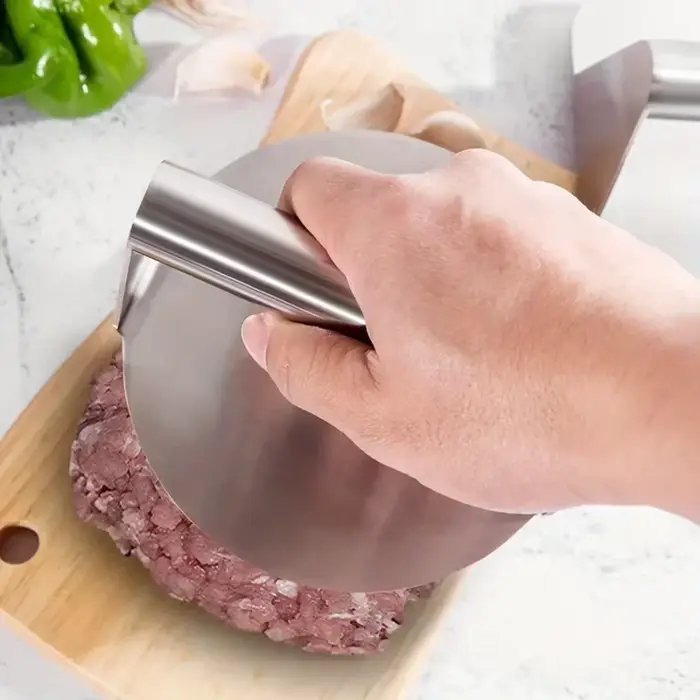 Presse à hamburgers en acier inoxydable | Moule à galettes