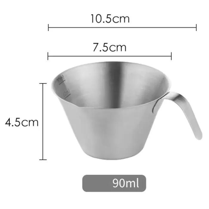 Tasse à mesurer le café en acier inoxydable 250