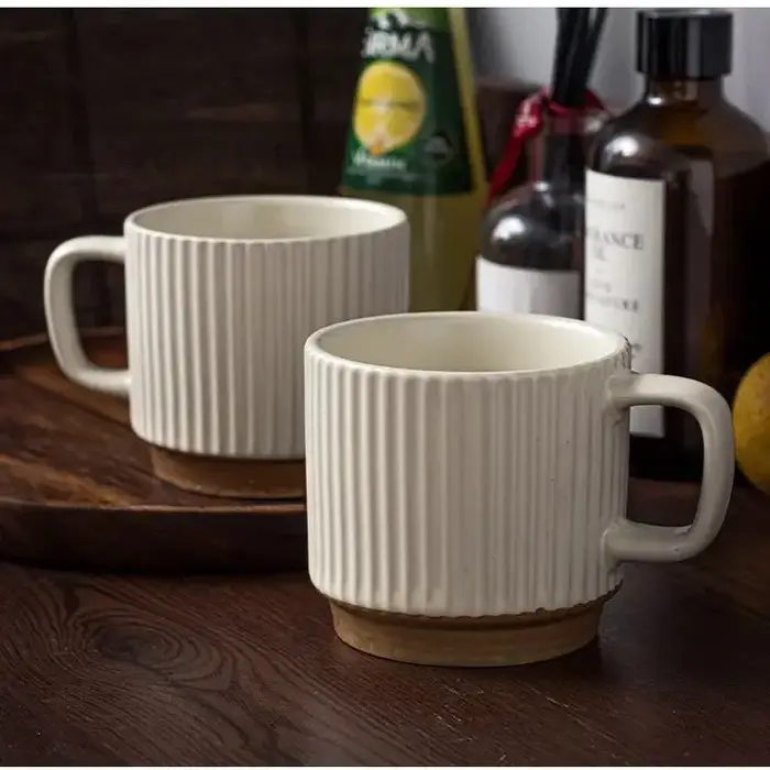 Tasse à boire universelle avec cuillère, tasse en céramique, tasse à café, tasse à lait, tasse à thé