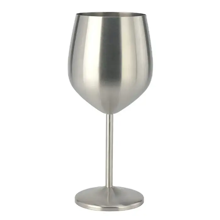 Verre à Cocktail en acier inoxydable de 500ML, verre à vin rouge, grand verre à Champagne en métal i