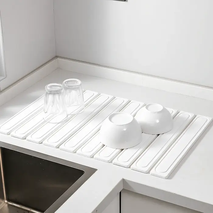 Tapis de séchage de vaisselle en diatomite écologique