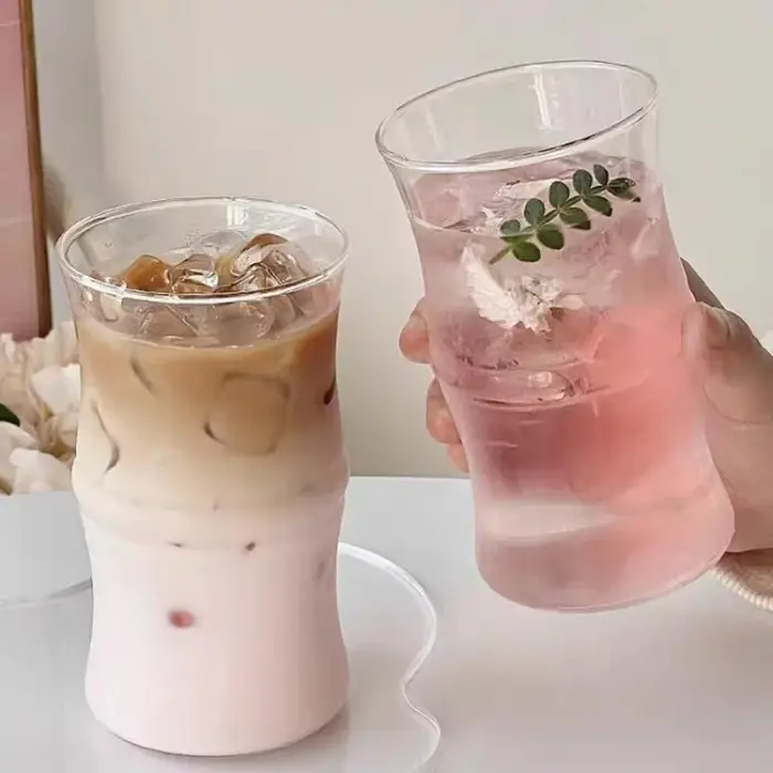 Verre à café en forme de bambou
