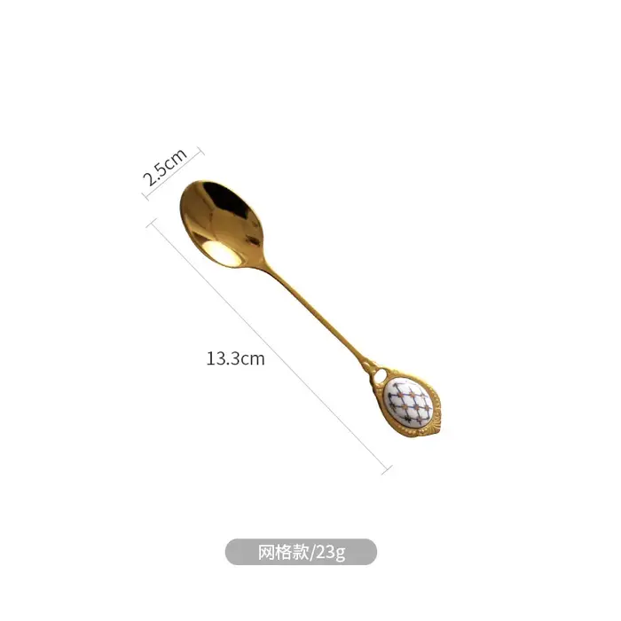 Cuillère en acier inoxydable pour la spécialité, café, dessert, lait, couverts à thé, outil de cuisi