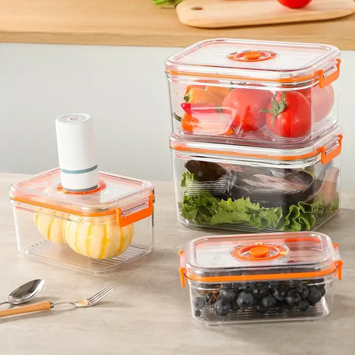 Boîte de conservation des aliments frais sous vide