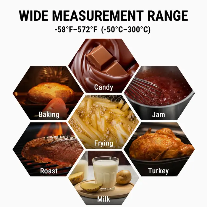 ThermoPro TP509 lecture instantanée rétro-éclairage numérique thermomètre de cuisine étanche pour bo