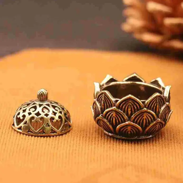Porte-encens Lotus, Petit Brûleur de Cônes d'Encens