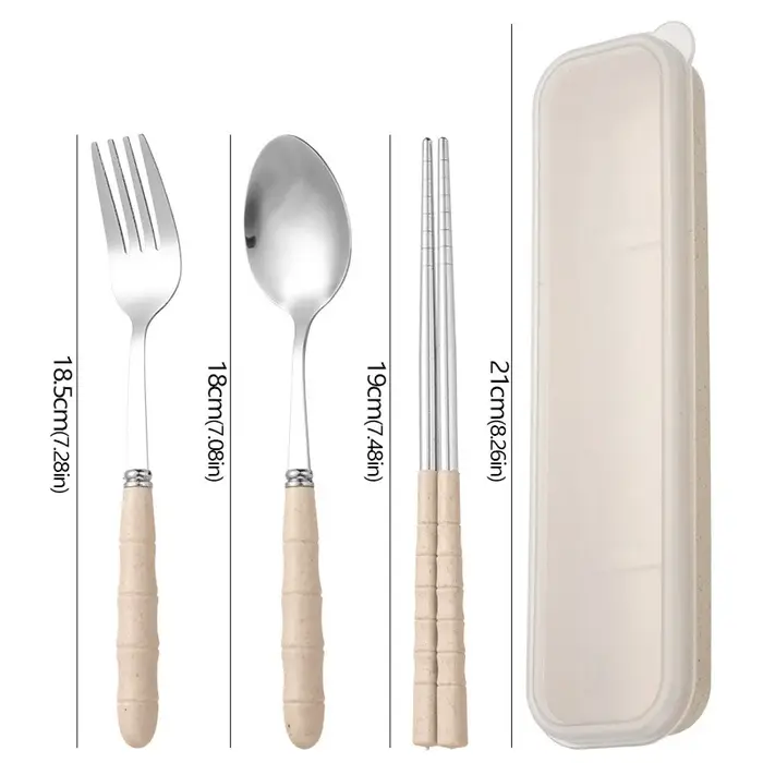 Ensemble de vaisselle en acier inoxydable