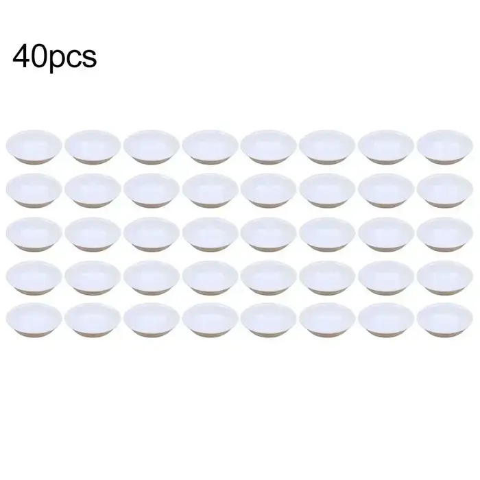 Paquet de 40 bols à Sauce asiatique pour Ketchup BBQ Condiments apéritif Sauce soja plats ensemble p