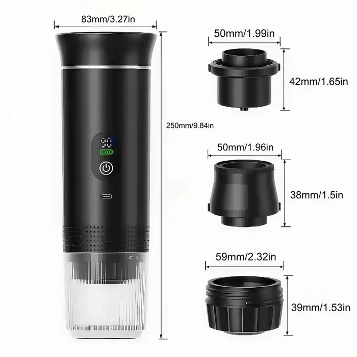 Machine à café expresso portable Mi avec écran numérique