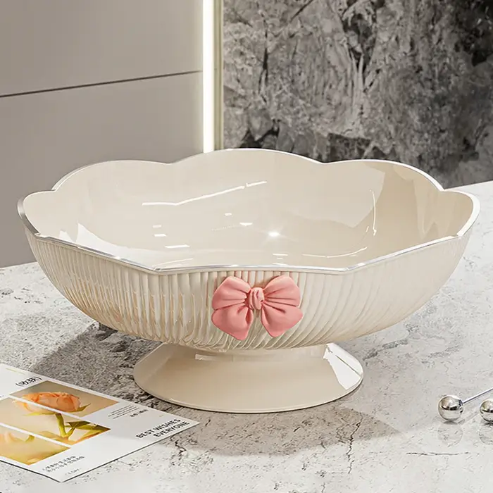 maveraHM4、21Pc assiette de fruits de bonbons en plastique pour la maison Table basse plateau de bonb
