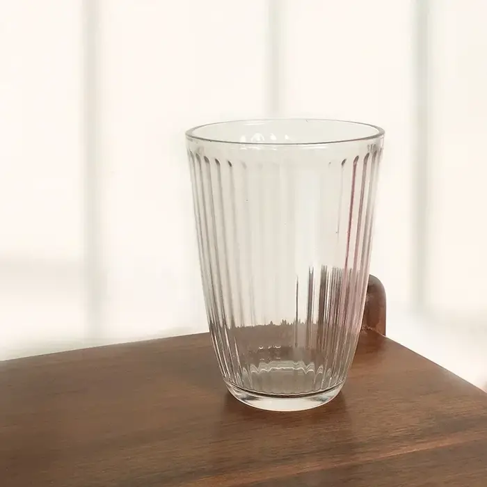 Tasse à Café Glacé au Latte en Verre Transparent