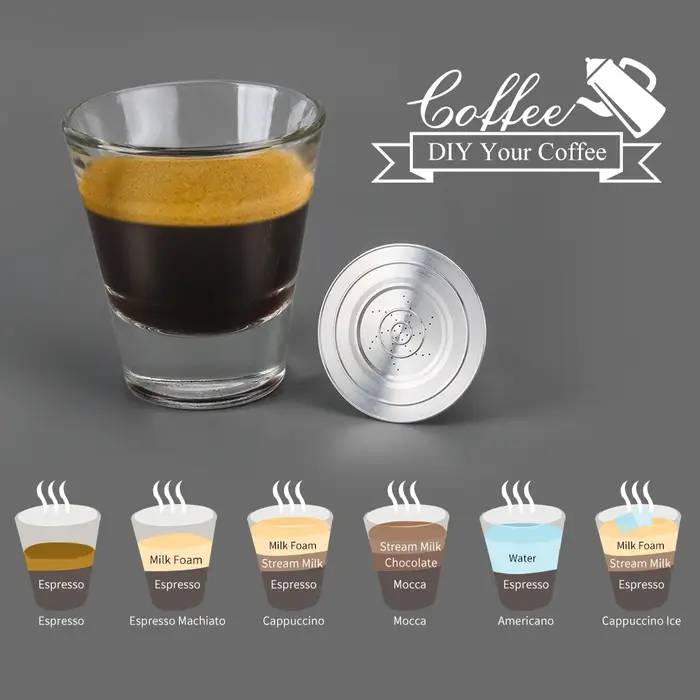 Recafimil Capsule de café XXL réutilisable pour dosette de machine LOR filtre