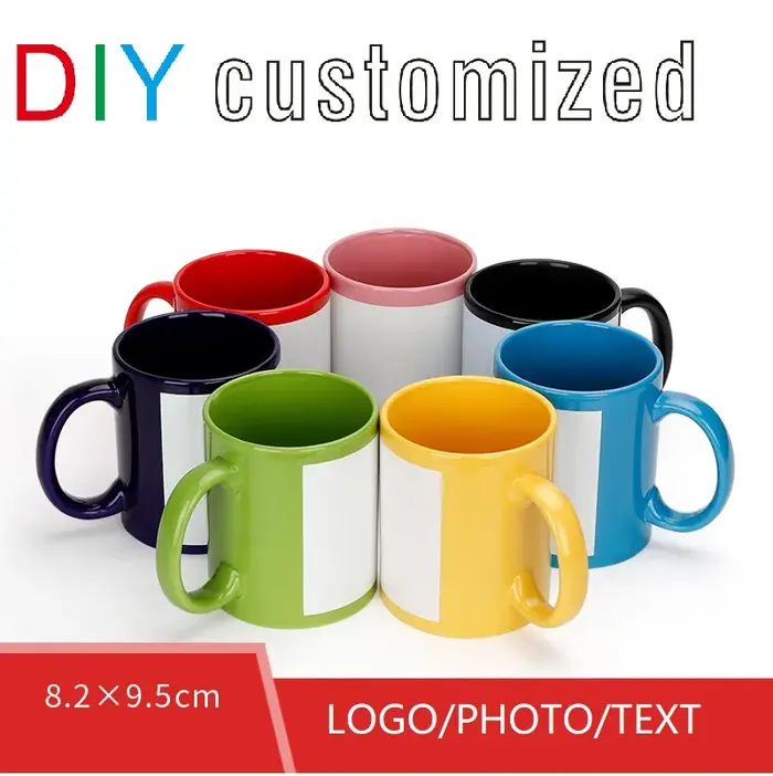 Tasse en céramique noire de 350ML