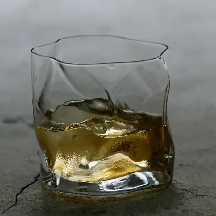 Verre à whisky froissé Chamvin