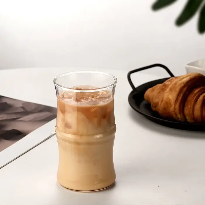 Verre à café en forme de bambou