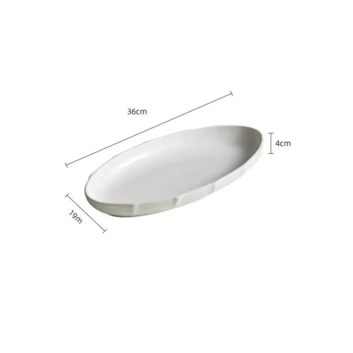 Grand plat en céramique japonais pour la cuisson