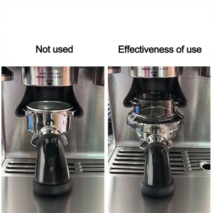 Anneau de dosage de café JUSTINLAU 54MM pour Breville 8 Series Sage Portafilter Accessoires pour expresso Outil