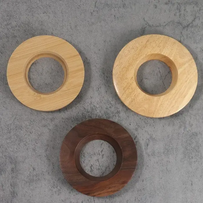 Support de filtre à café en bois durable pour Origami