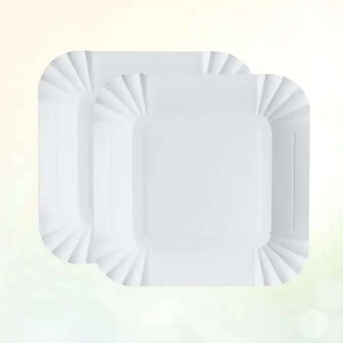 Assiettes en papier jetables