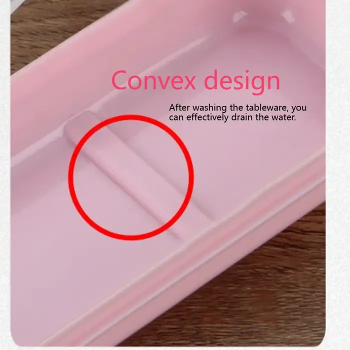 Boîte à couverts portable avec couvercle transparent