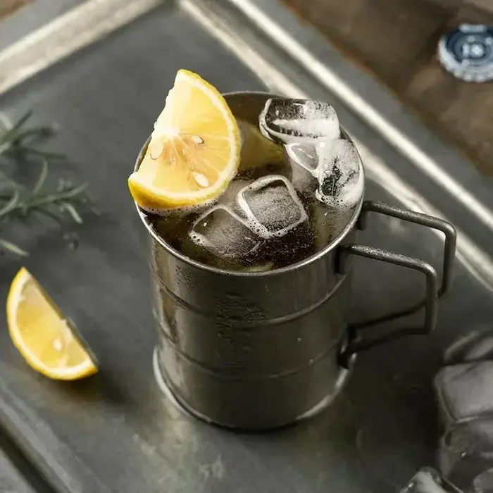 Tasse vintage en acier inoxydable 304 pour l'extérieur