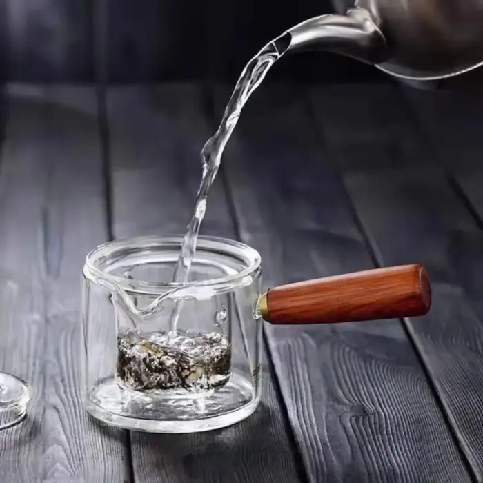 Théière en verre résistant à la chaleur