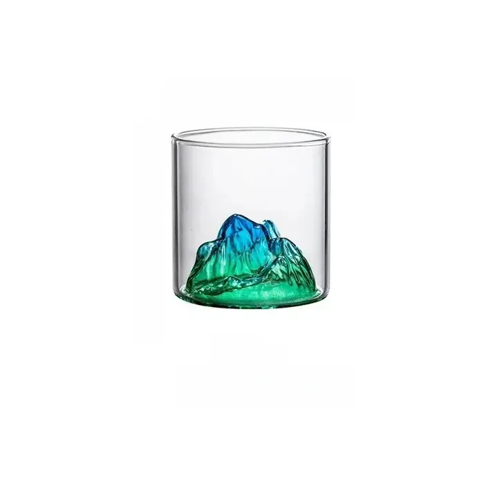 Tasse d'eau en verre polyvalente Transparent 180/300ML