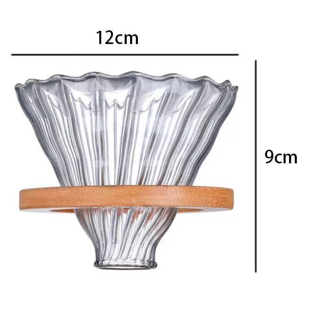 Cafetière en verre avec filtre, brassage goutte à goutte, cafetière chaude, bouilloire en forme de n