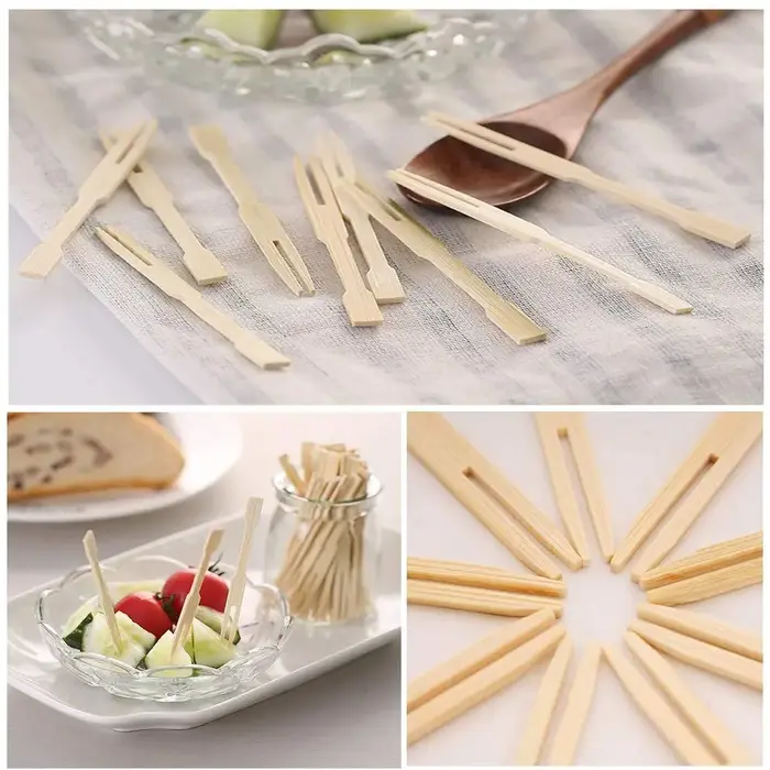 Couverts jetables en bois fourchettes/cuillères/couteaux/cuillères fournitures de fête