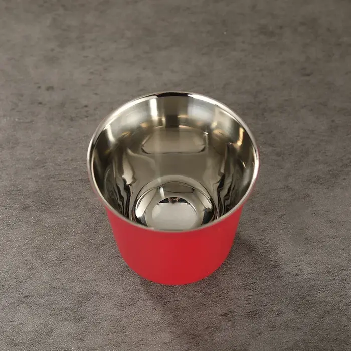 Chaud 1Pc 80 ml/160 ml tasses à café de haute qualité en acier inoxydable Double paroi