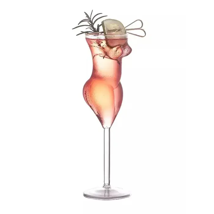Verre à Cocktail créatif en forme de corps pour femme