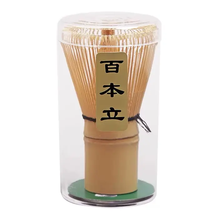 Fouet à Thé Matcha en Bambou, Brosse à Poudre de Thé Vert, Broyeur, Agitateur de Centre Commercial C