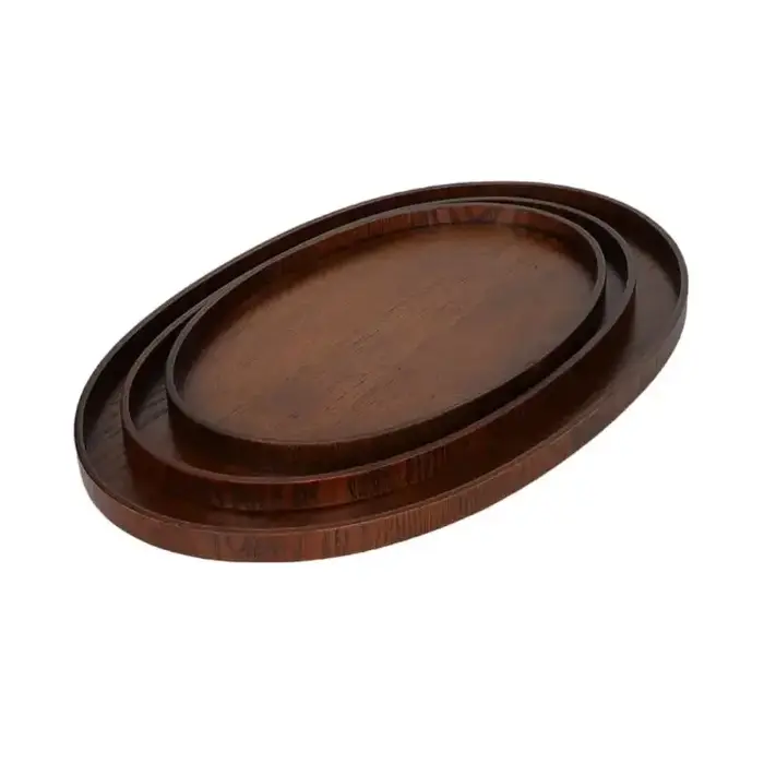 Plateaux de service ovales