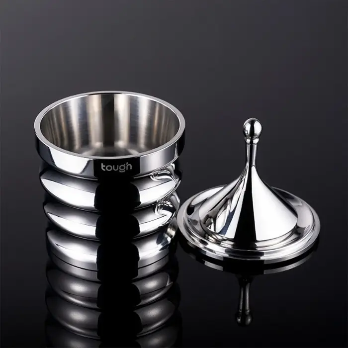 JUSTINLAU Ensemble Tamper et Tasse de Dosage Café 58mm en Acier Inoxydable