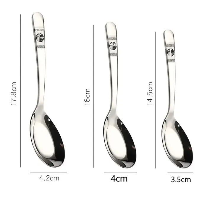 Cuillères à soupe S/M/L