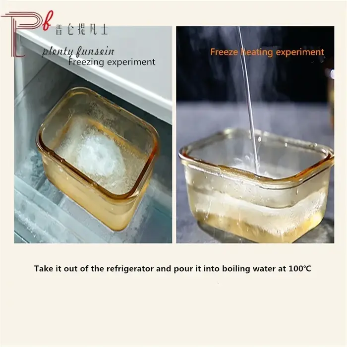 Boîte de conservation en verre